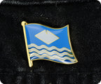 Isle of Wight Regional English County Flag Pin Badge