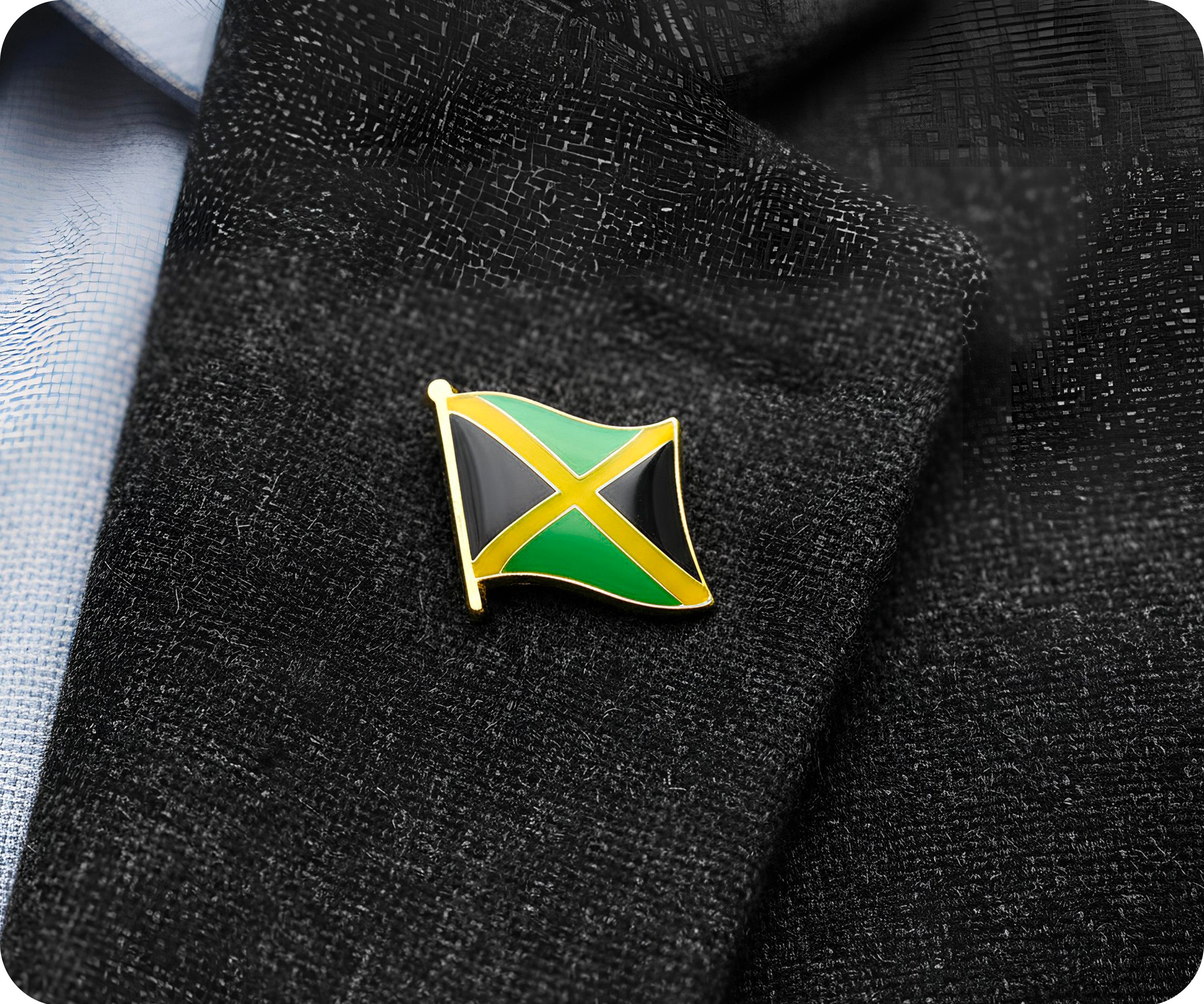 Pin con la bandera de Jamaica  Imagen secundaria del producto
