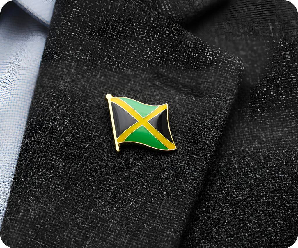 Jamaica Flag Pin Badge