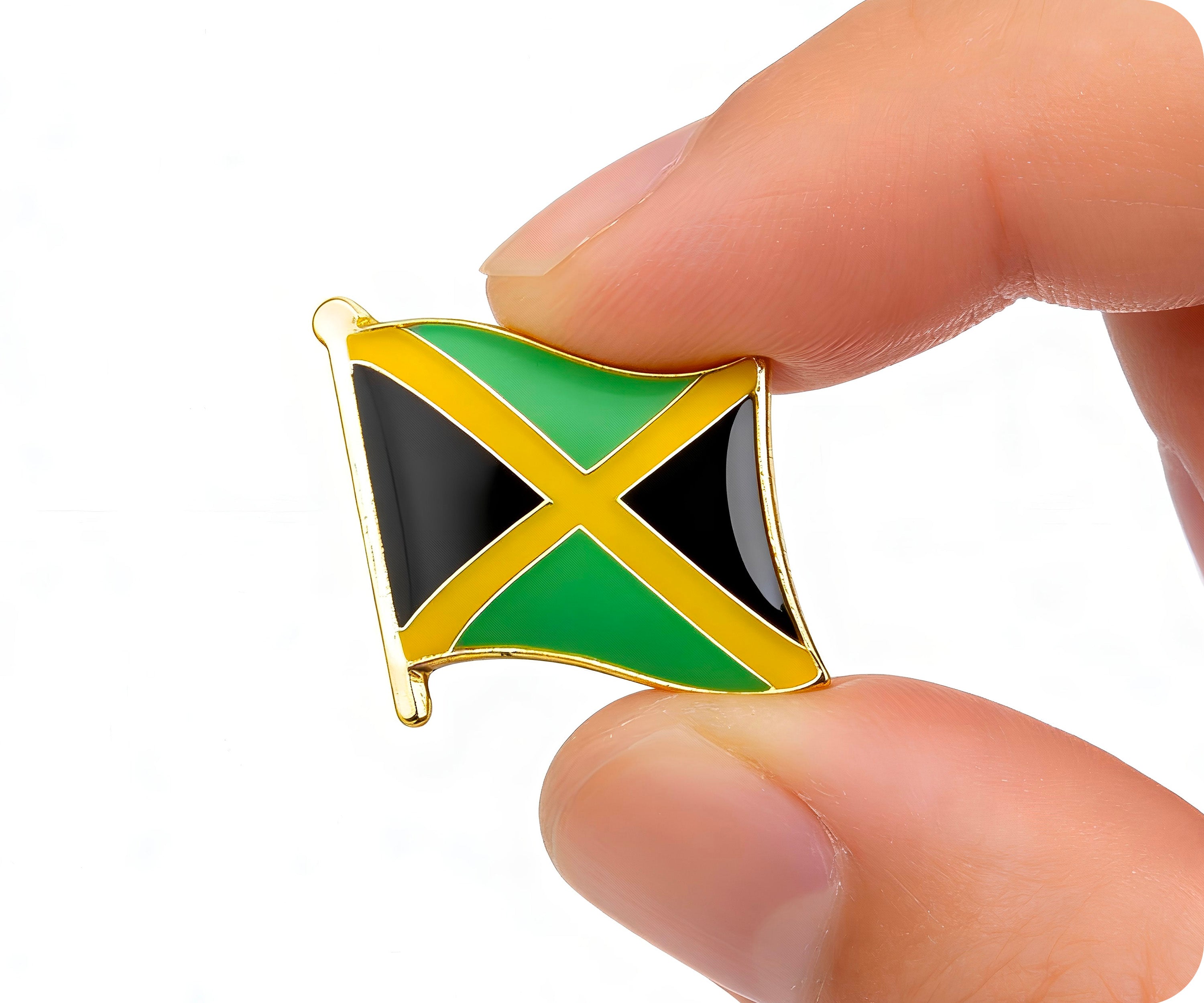 Jamaica Flag Pin Badge