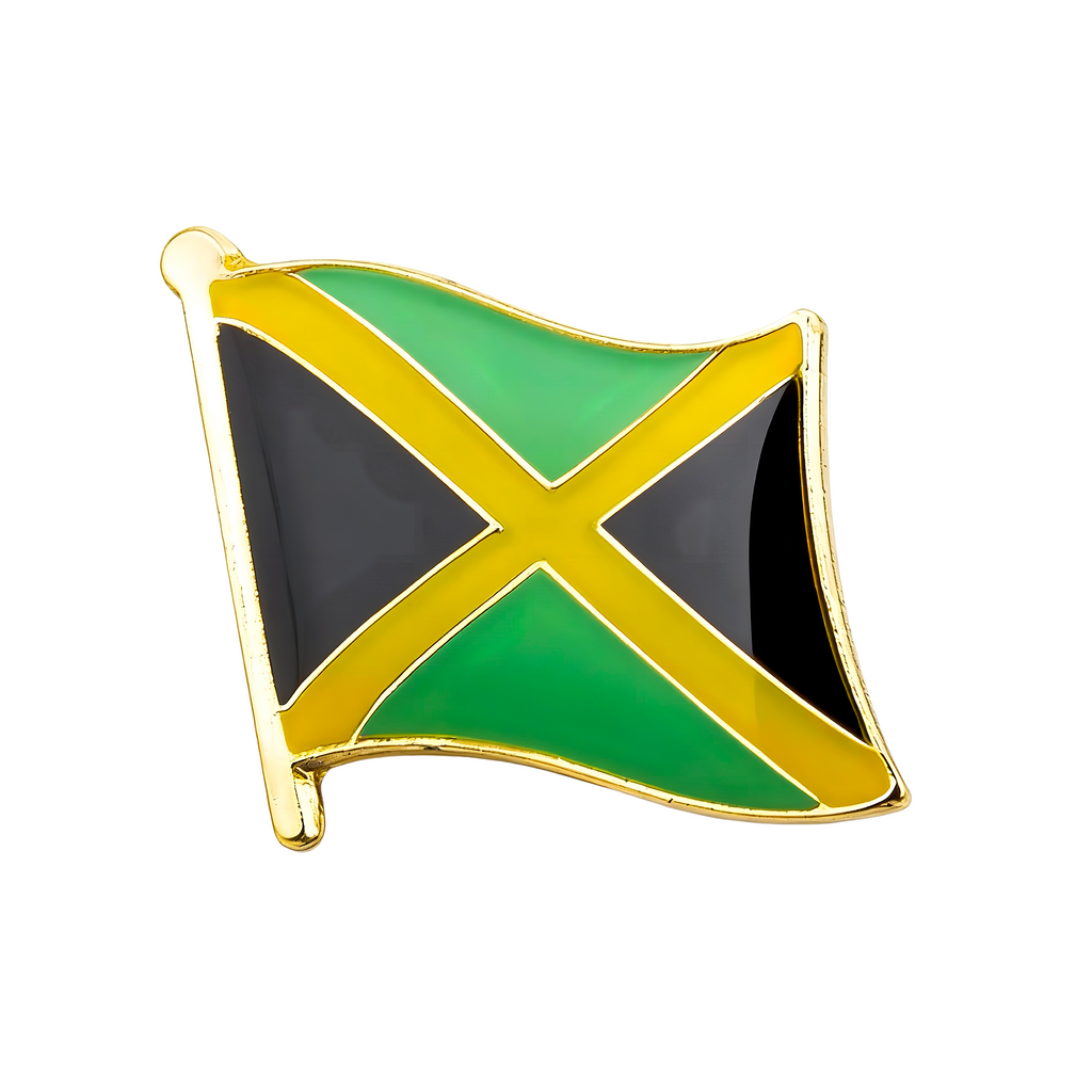 Jamaica Flag Pin Badge