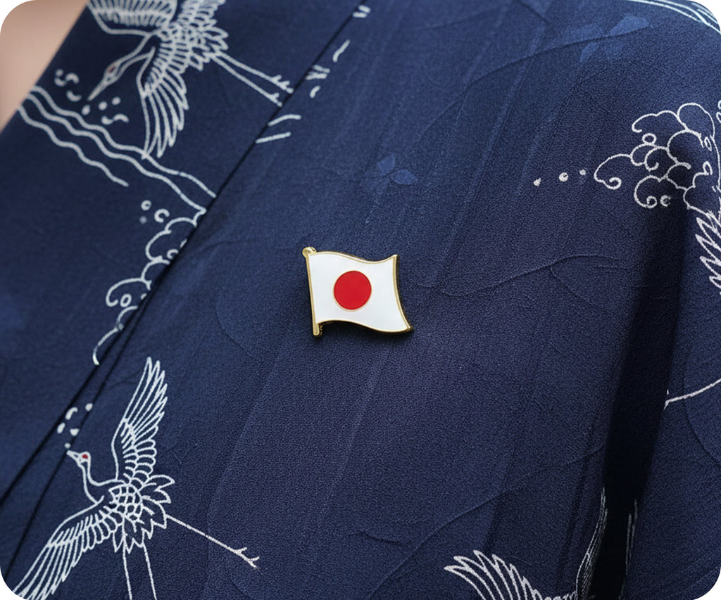 Japan Flag Pin Badge