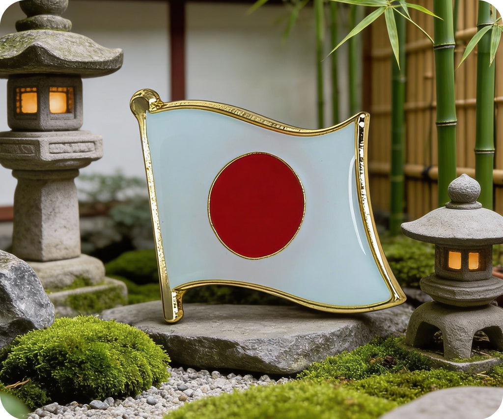 Japan Flag Pin Badge