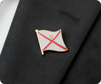Isle Of Jersey Flag Pin Badge