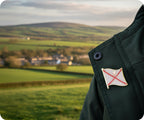 Isle Of Jersey Flag Pin Badge