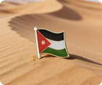 Jordan Flag Pin Badge