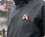 Japan & Singapore Friendship Pin Badge