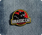 Jurassic Cat Pin Badge