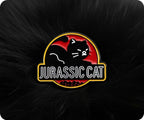 Jurassic Cat Pin Badge