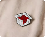 Ketchup Fast Food tomato Pin Badge