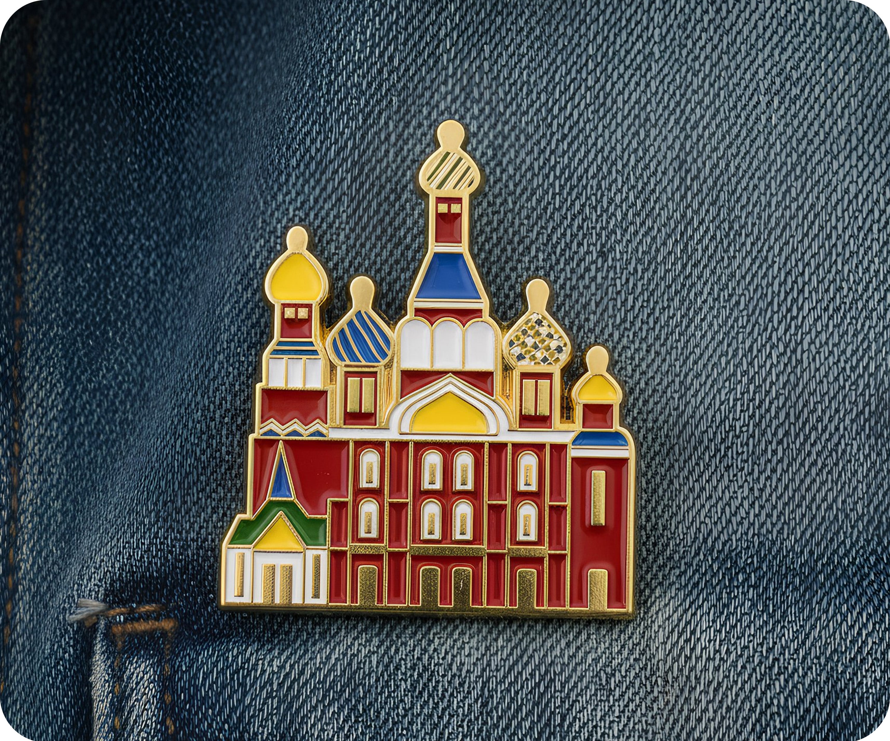 Kremilin Moscow Pin Badge
