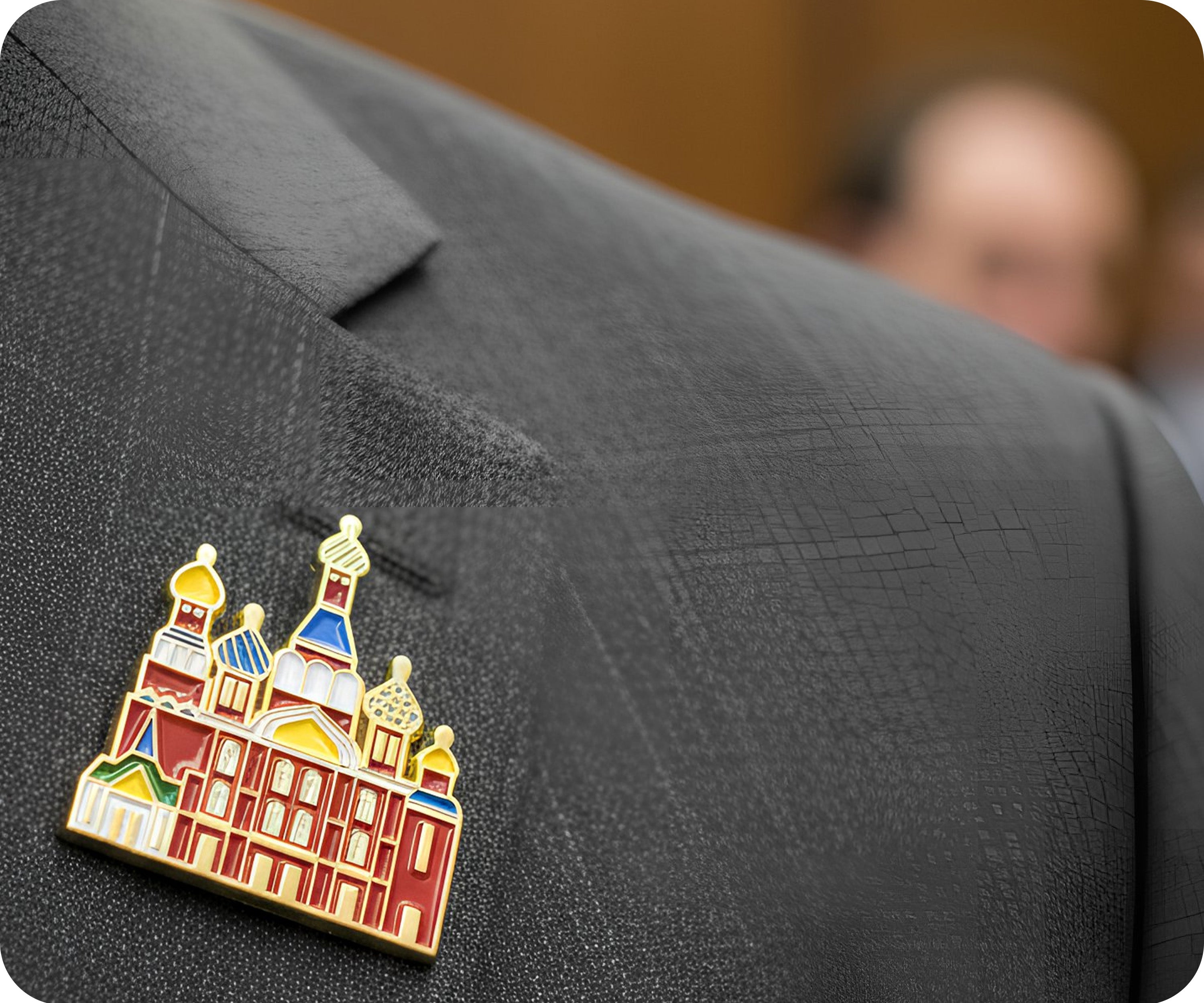 Kremilin Moscow Pin Badge