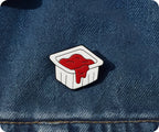 Ketchup Fast Food tomato Pin Badge