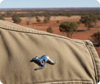 Kangaroo Silver Pin Badge
