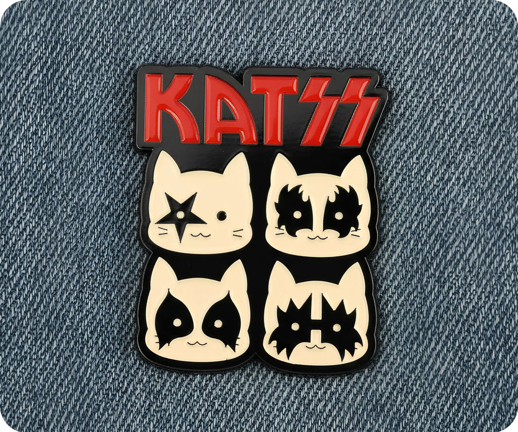 Insignia divertida KATZZ Rock Cats