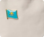Kazakhstan Flag Pin Badge