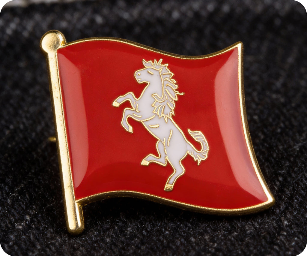 Kent English County Flag Pin Badge