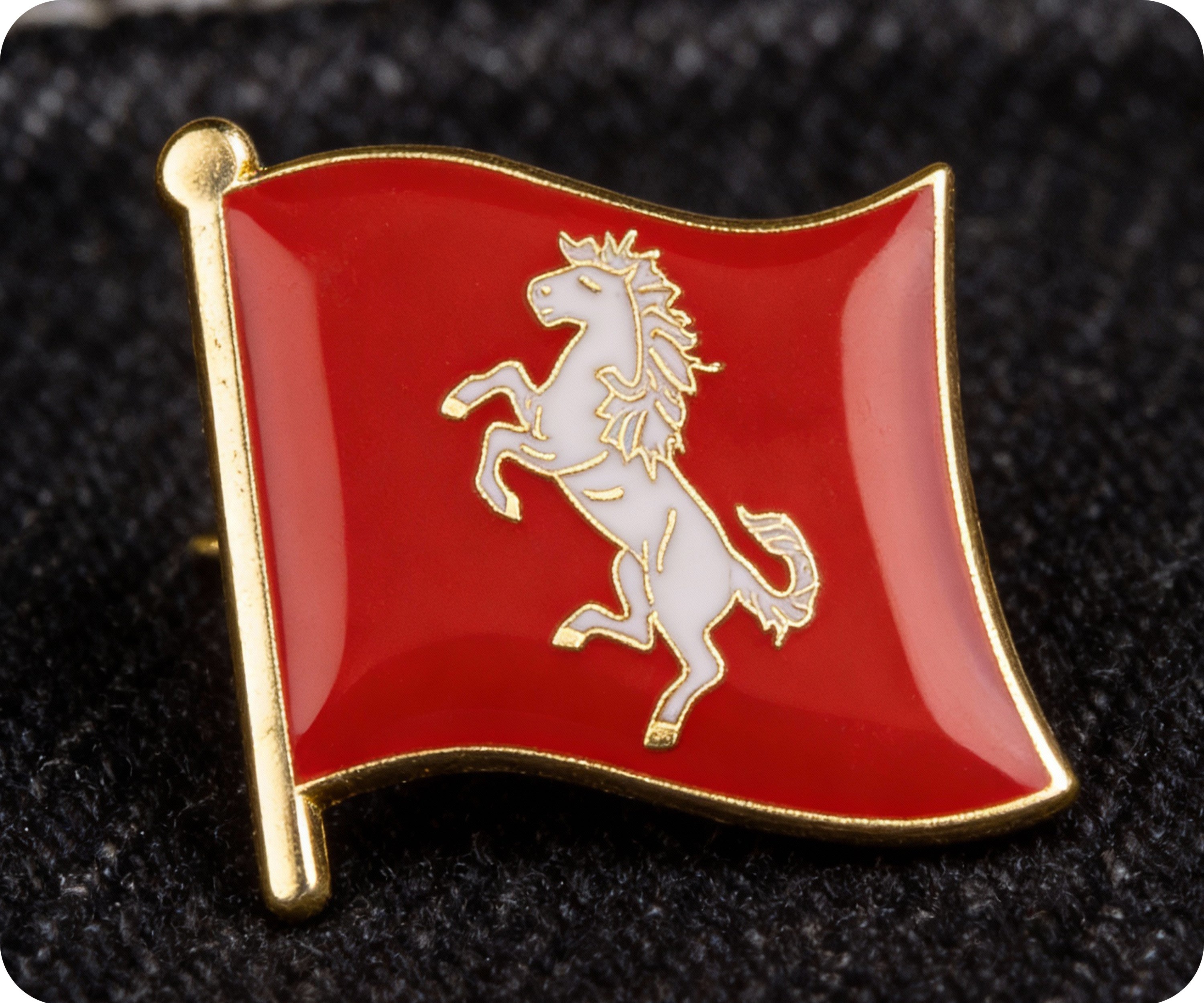 Kent English County Flag Pin Badge