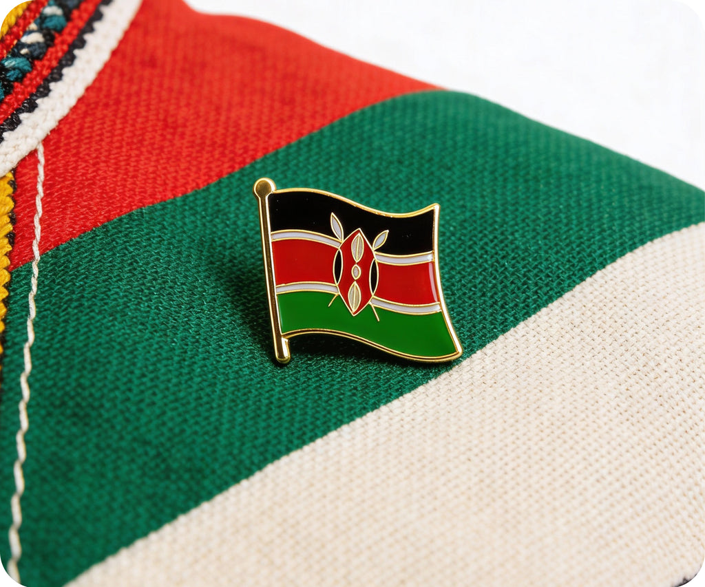 Kenya Flag Pin Badge