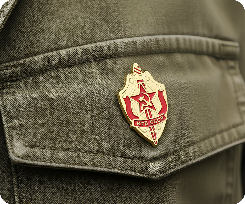 KGB of the USSR (Комитет государственной безопасности СССР), the Committee for State Security Pin Badge
