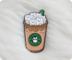 Catpuccino Kittens Coffee Pin Badge
