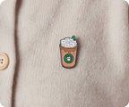 Catpuccino Kittens Coffee Pin Badge