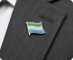 Sierra Leone Flag Pin Badge