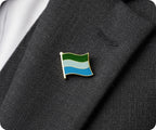 Sierra Leone Flag Pin Badge