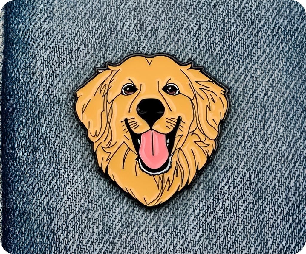 Labrador Dog Pin Badge