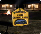 Welcome To Camp Crystal Lake Pin Badge