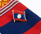 Laos Flag Pin Badge