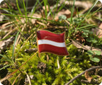 Latvia Flag Pin Badge