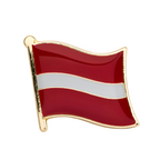 Latvia Flag Pin Badge