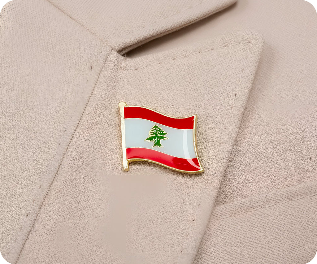 Lebanon Flag Pin Badge