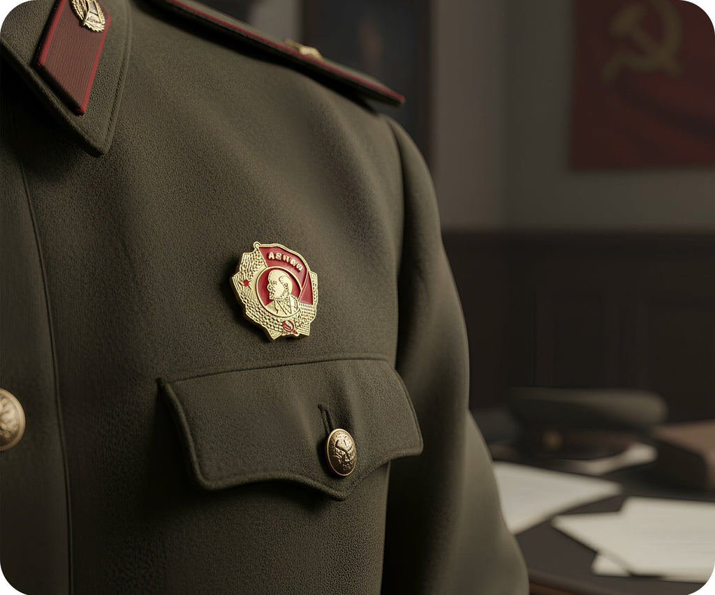 Lenin Soviet USSR Russia Communist Pin Badge