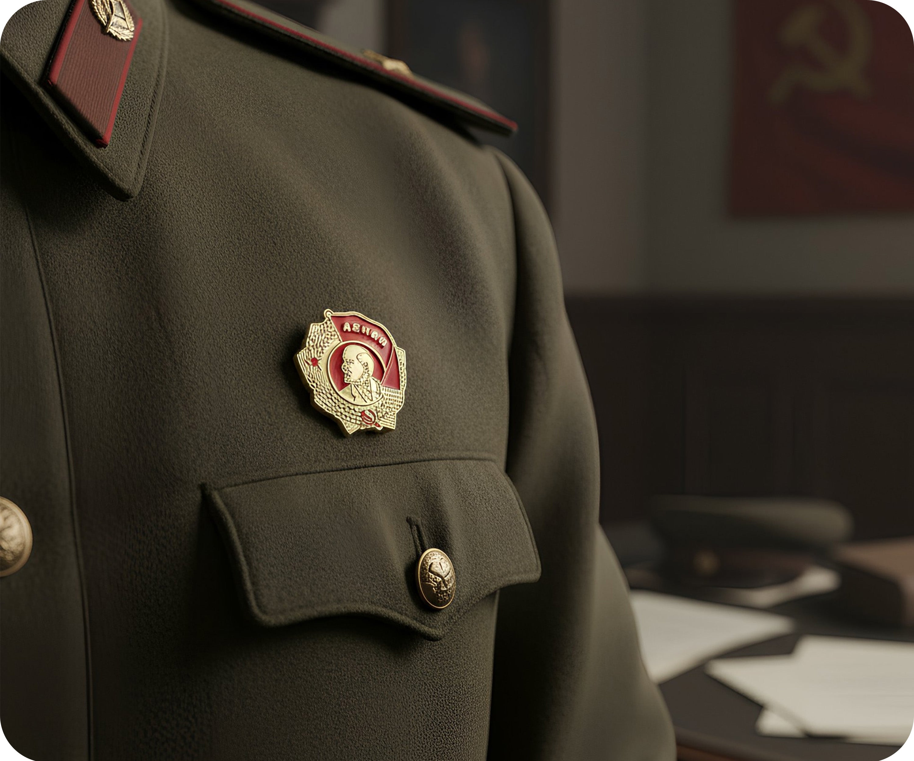 Lenin Soviet USSR Russia Communist Pin Badge