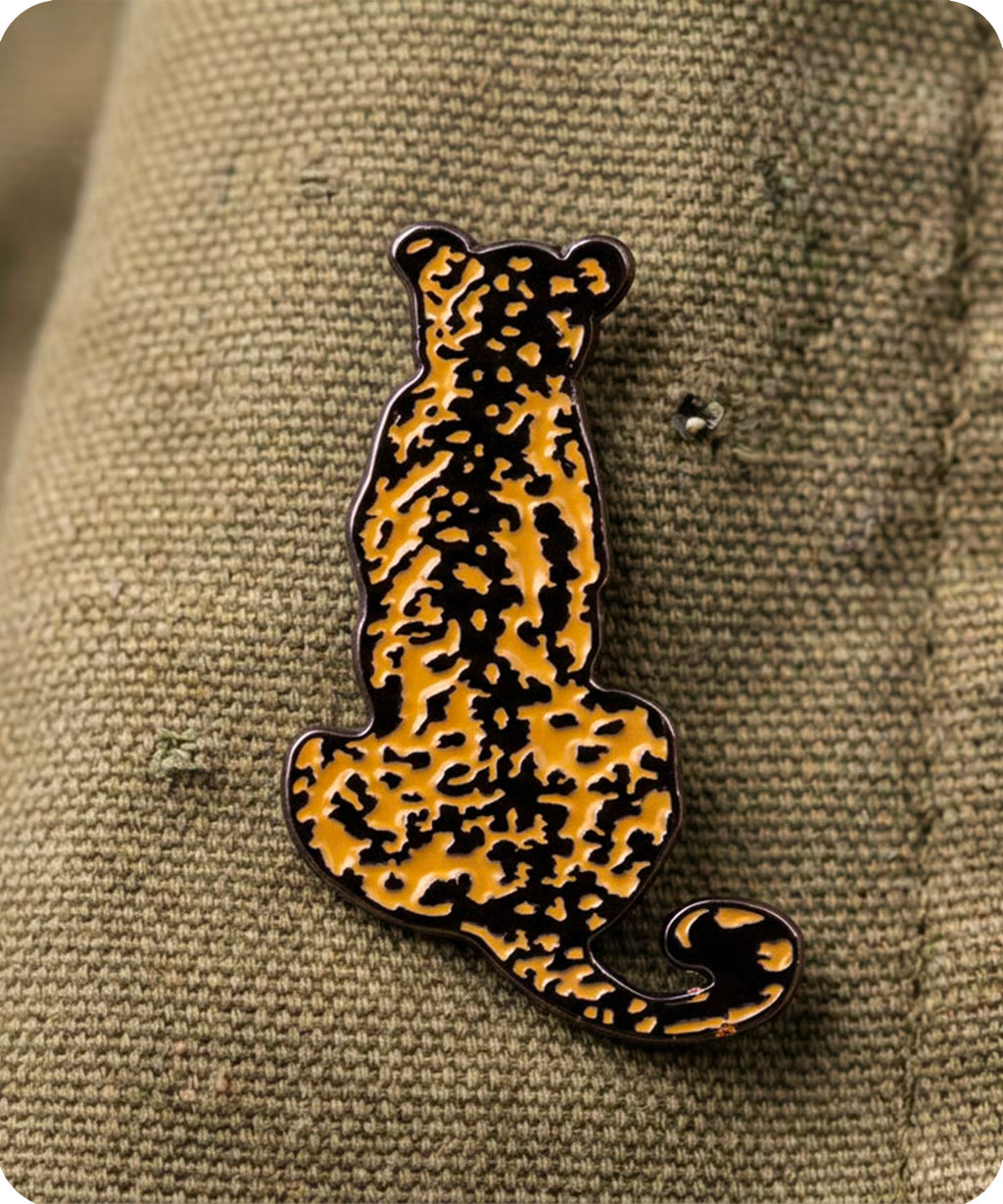 Leopard Enamel Lapel Pin Badge