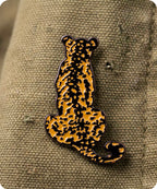 Leopard Enamel Lapel Pin Badge