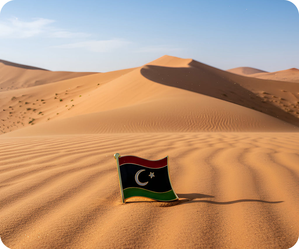 Libya Flag Pin Badge