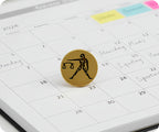 Libra Zodiac Sign Pin Badge