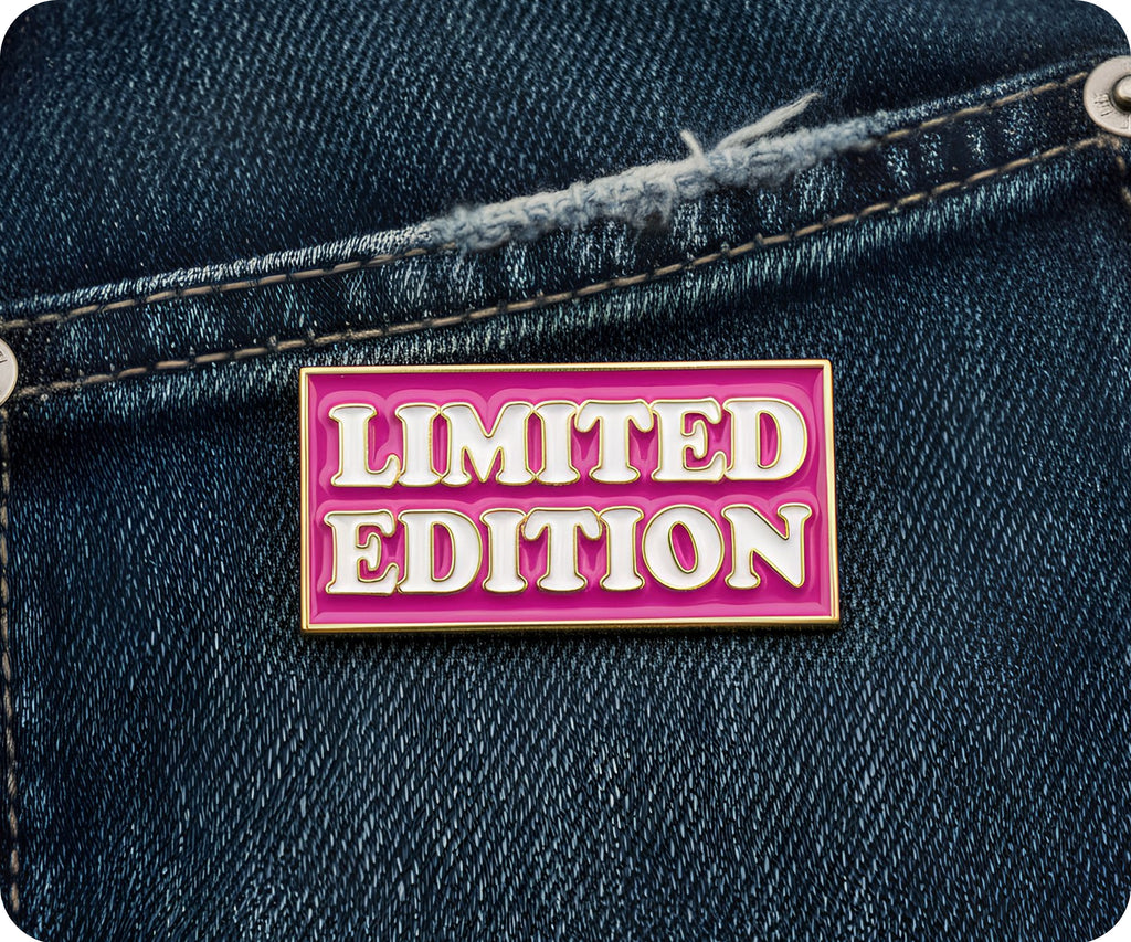 Limited Edition Pink Pin Badge