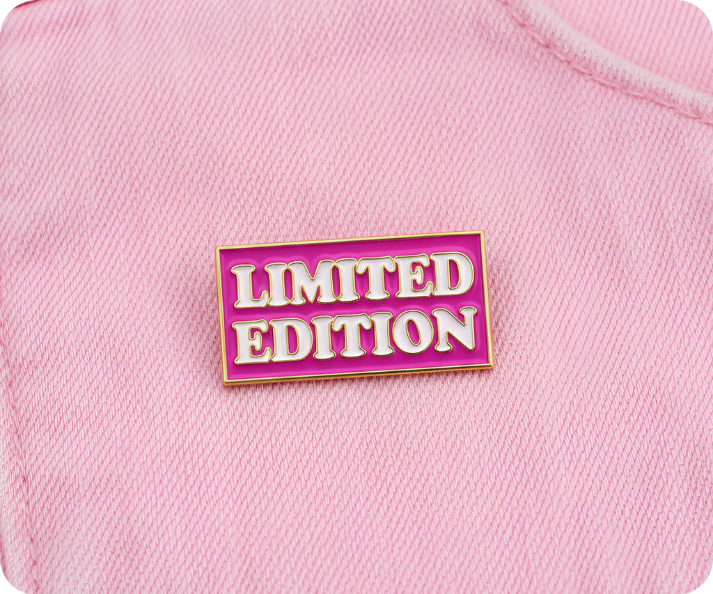 Limited Edition Pink Pin Badge