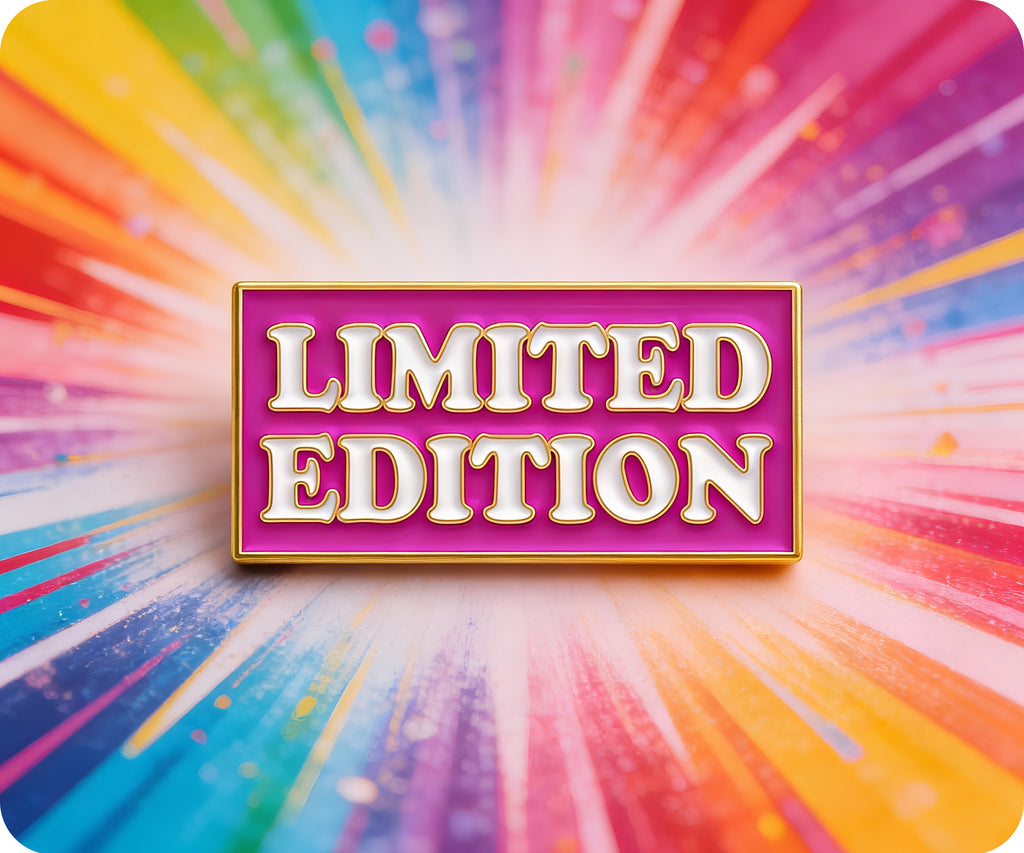 Limited Edition Pink Pin Badge