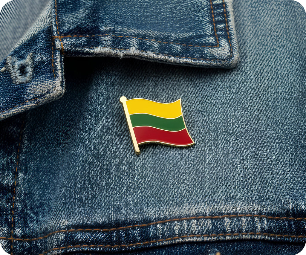Lithuania Flag Pin Badge