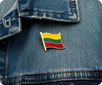 Lithuania Flag Pin Badge