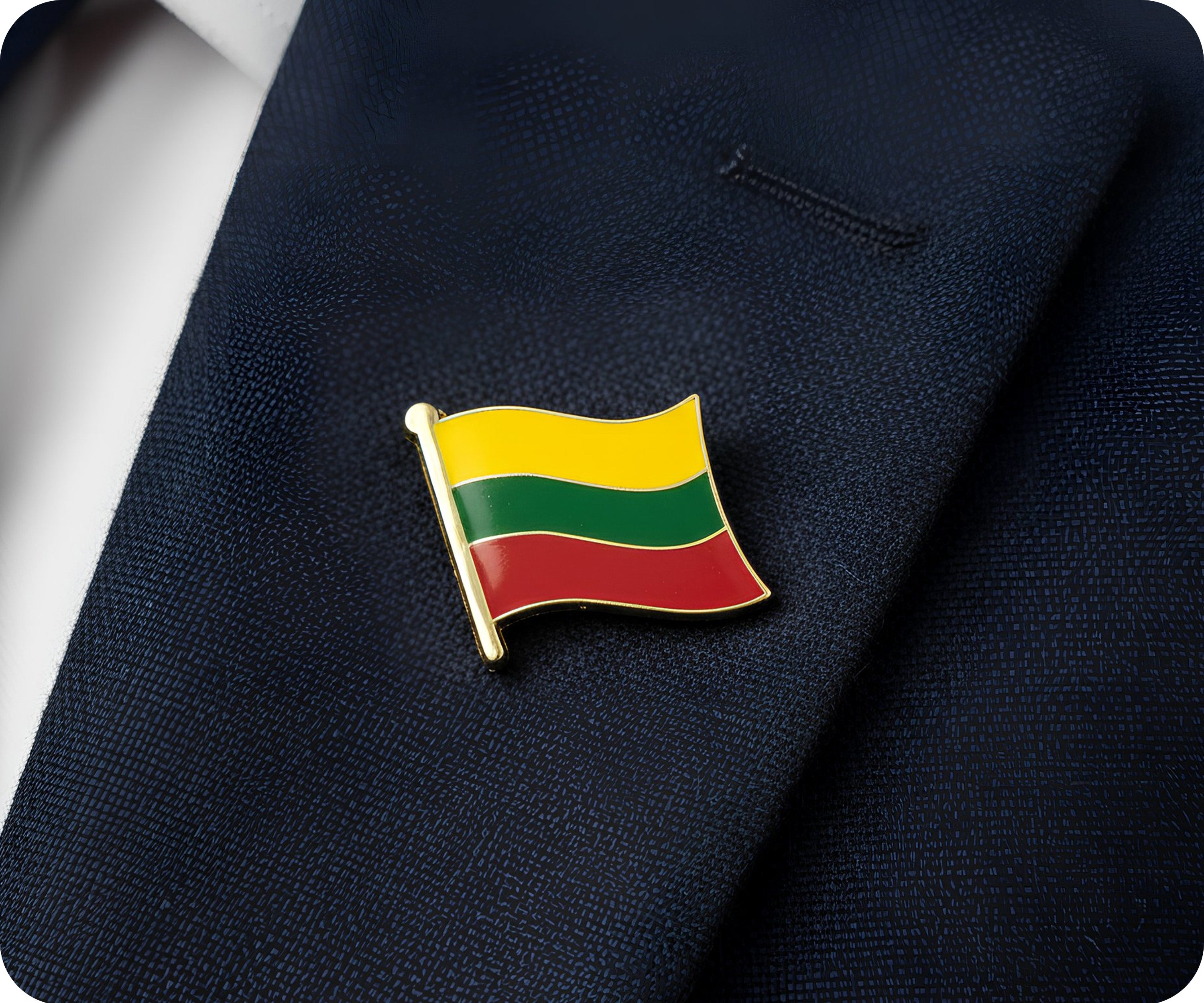 Lithuania Flag Pin Badge