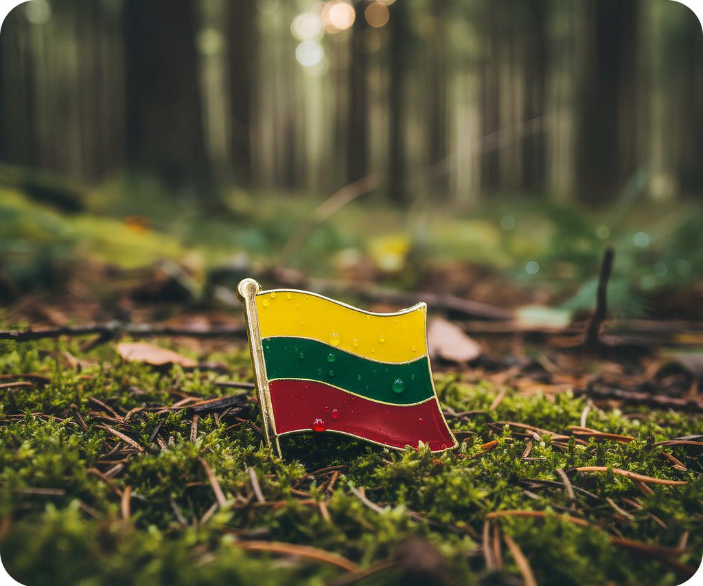 Lithuania Flag Pin Badge