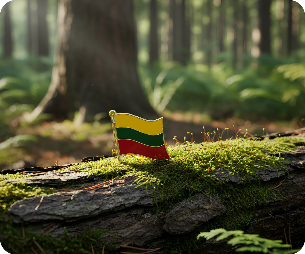 Lithuania Flag Pin Badge