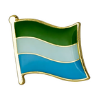 Sierra Leone Flag Pin Badge