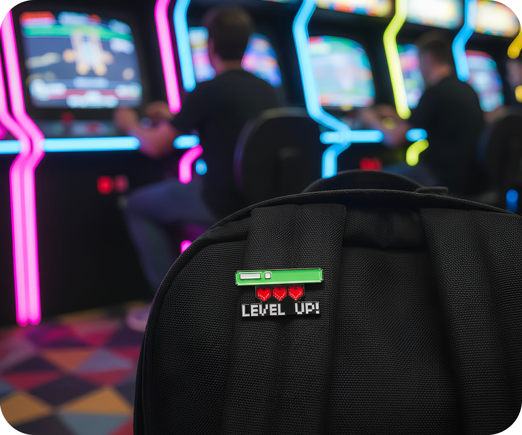 Level Up Gamer Pin Badge